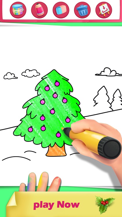 Christmas Colouring Book screenshot-3