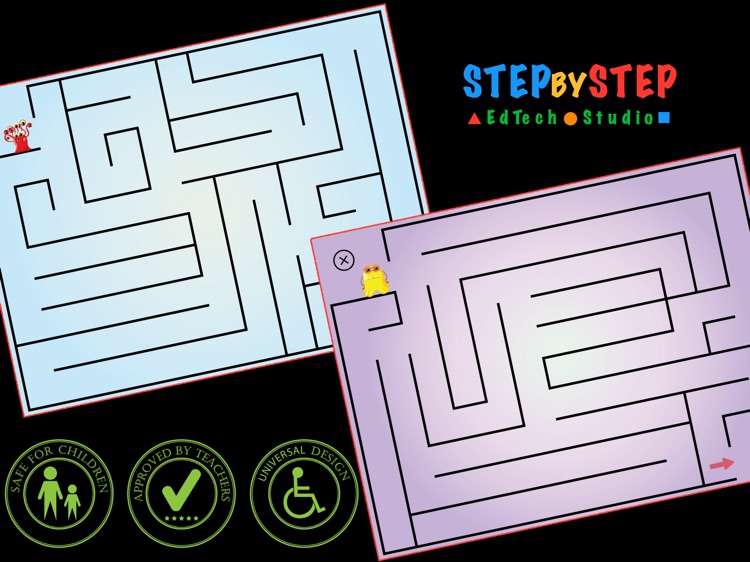 Monster Maze - Find a route through the maze