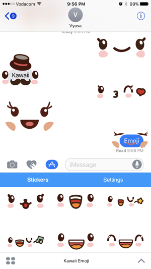 Kawaii Emoji - Cute Emoticon Stickers fo