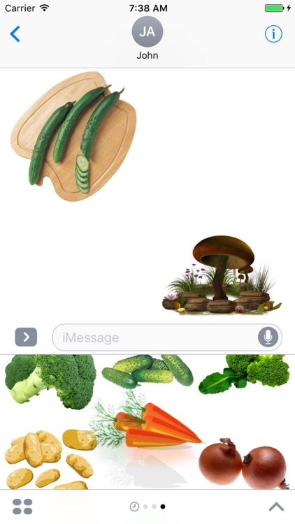 Vegetables Sticker Box