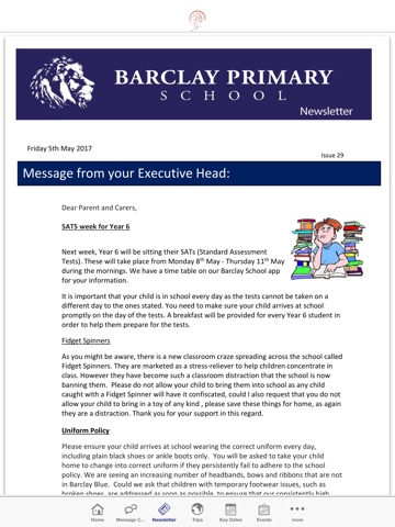 Barclay Primary School screenshot 2