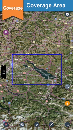 Lake Constance offline nautical charts f