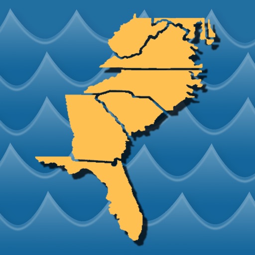 Stream Map USA - Southeast