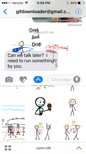 Stick Texting - Lovin Life Stickers for iMessage(圖4)-速報App