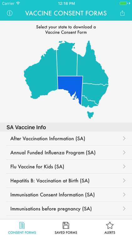 Vaccine Consent Forms App