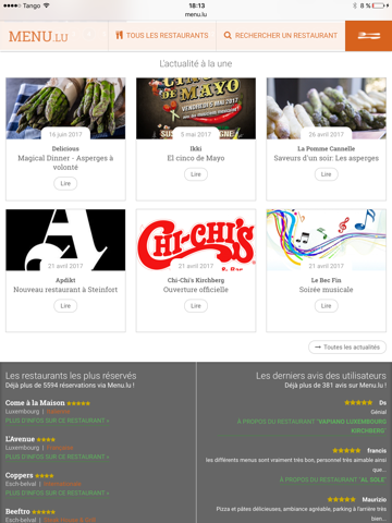 Menu.lu WebAPP screenshot 3