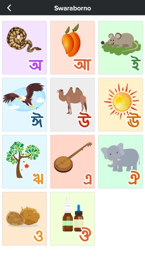 BorKnow Learn Bengali Alphabet(圖3)-速報App