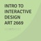 Intro to Interactive Design is a one-semester intro-level course for Graphic + Interactive Design majors and minors at Youngstown State University