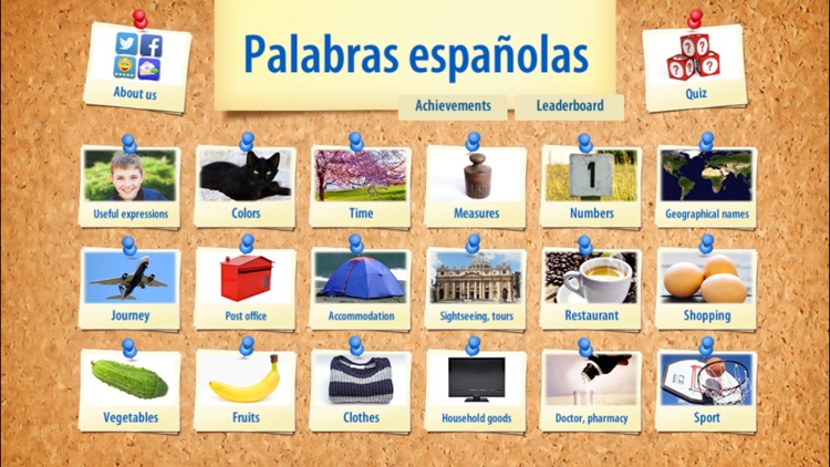 Palabras españolas - Learn Spanish Words Quick