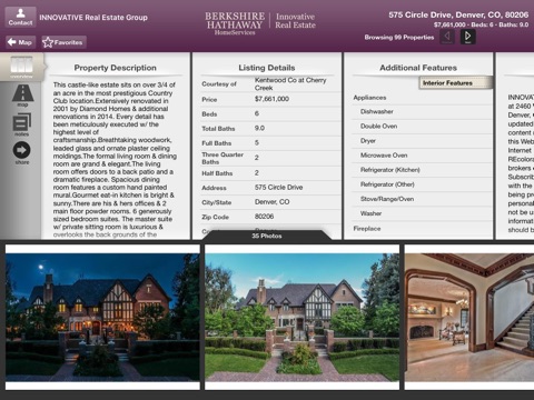 Innovative Real Estate Home Search for iPad screenshot 3