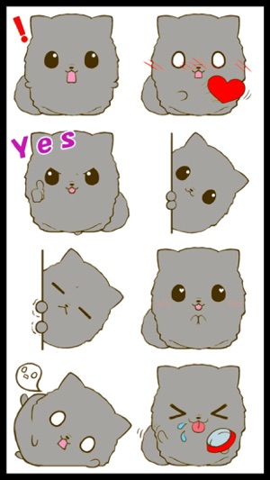 Fluffy Kitty 2 Stickers(圖2)-速報App