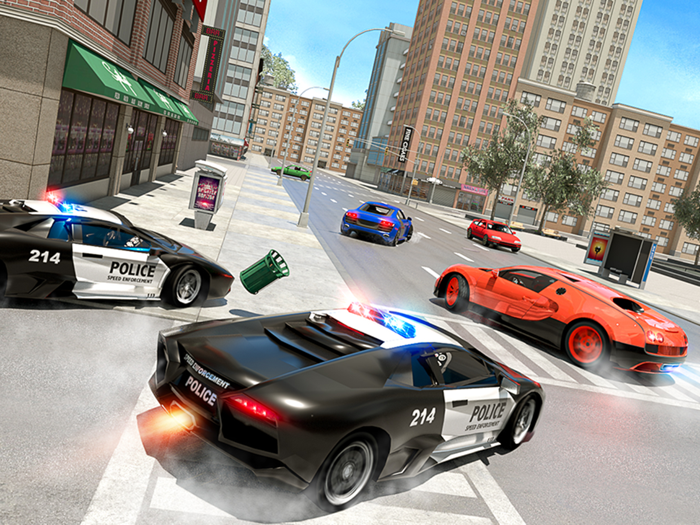 Police Chase - Cop Car Driver