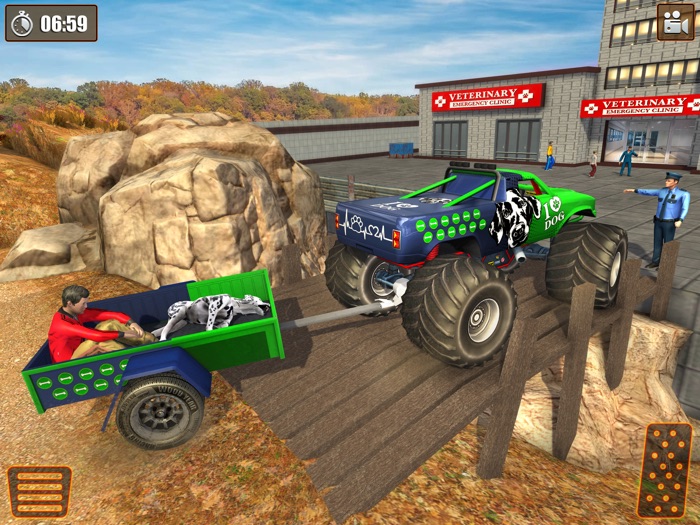 Offroad Dog Transporter Game