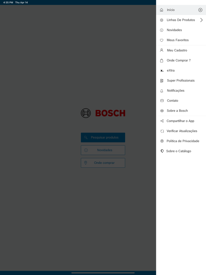 Catálogo de Autopeças Bosch