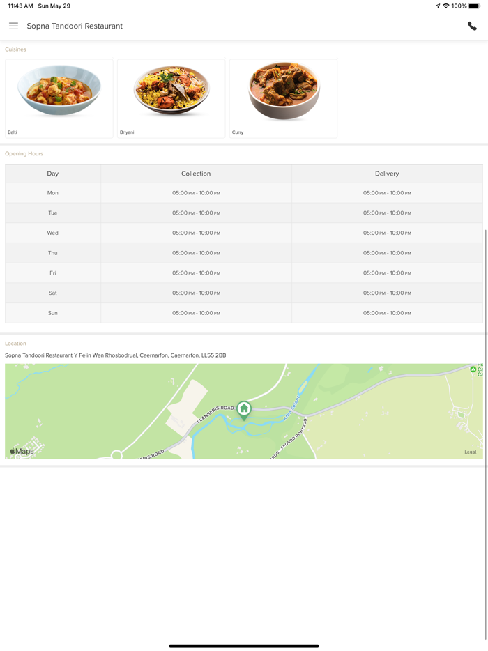 Sopna Tandoori Restaurant