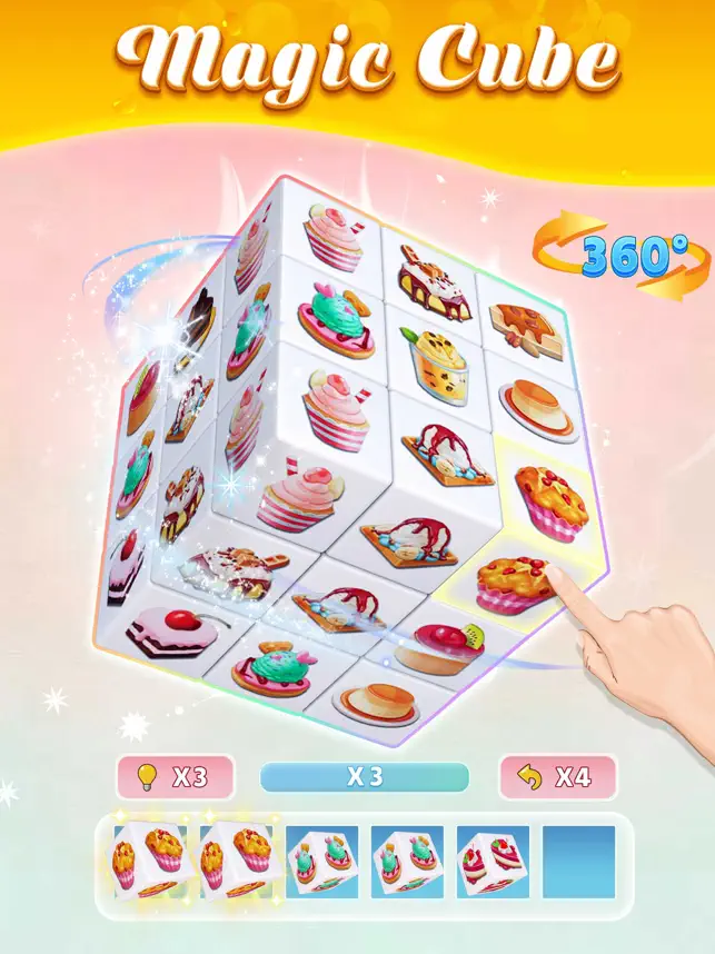 Screenshot 1 Cube Match 3D - Tap Master iphone