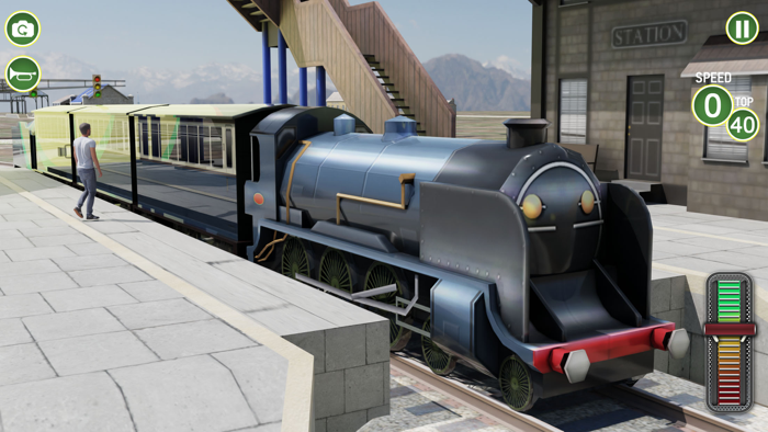 City Train Simulation Driving