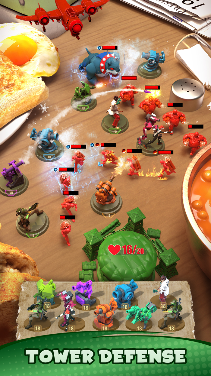 Army Men Defense Merge War