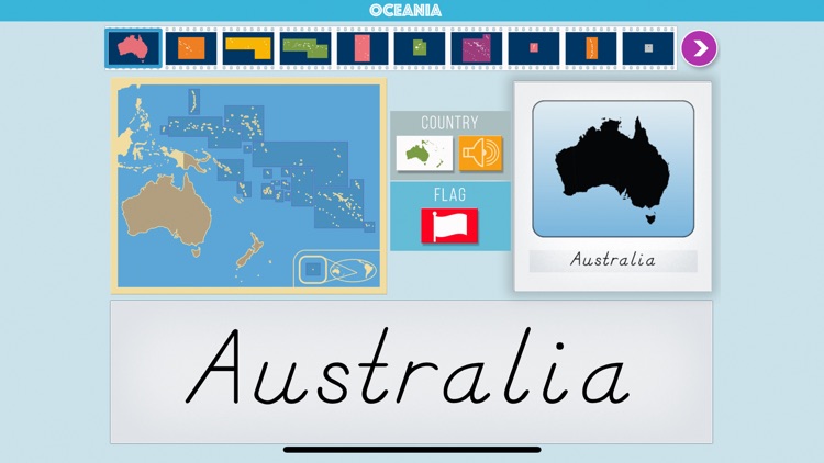 Oceania - Montessori Geography