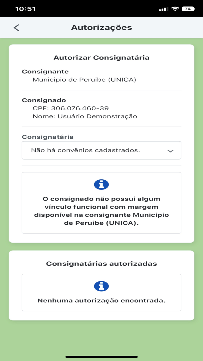 SISGCS - Gestão Consignações