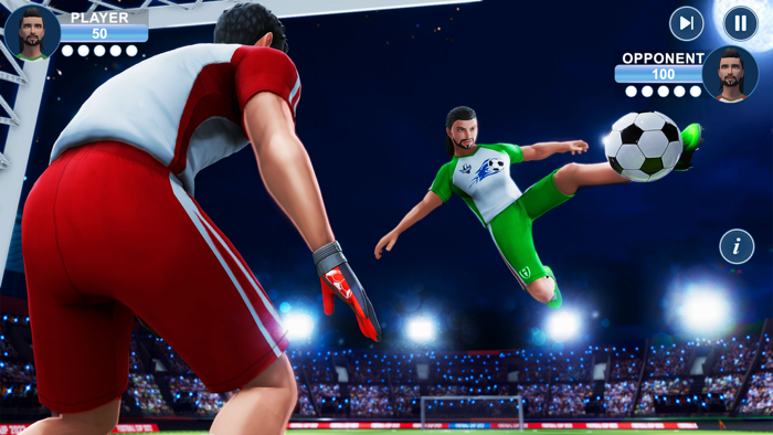 Soccer League Football Striker