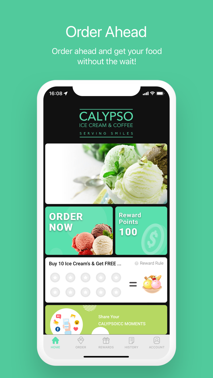 CALYPSO ICE CREAM  COFFEE