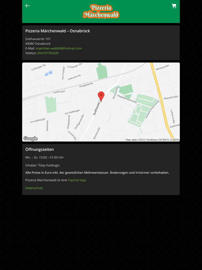 Pizza Märchenwald Osnabrück