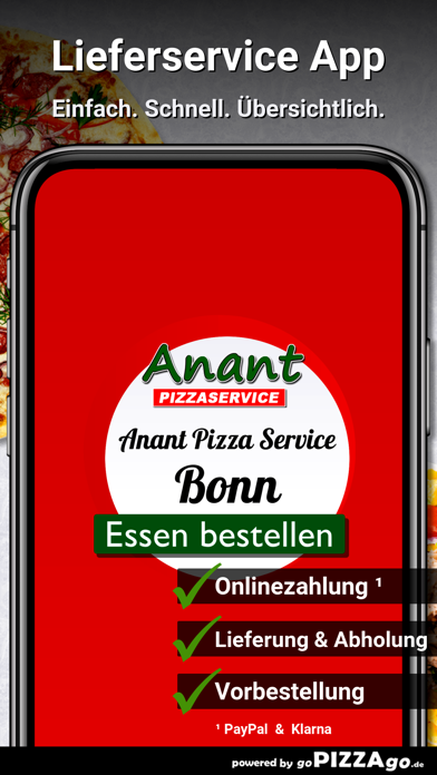 Anant Pizza Service Bonn screenshot 1