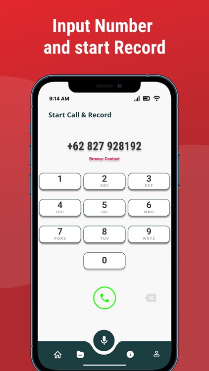 Incoming Call Recorder App