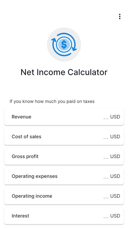Net Income Calculator - CalCon