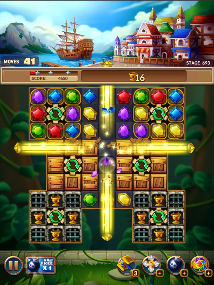 Jewels Crush Fantasy - Match 3