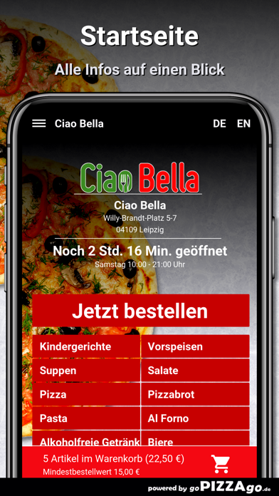 Ciao Bella Leipzig Screenshot