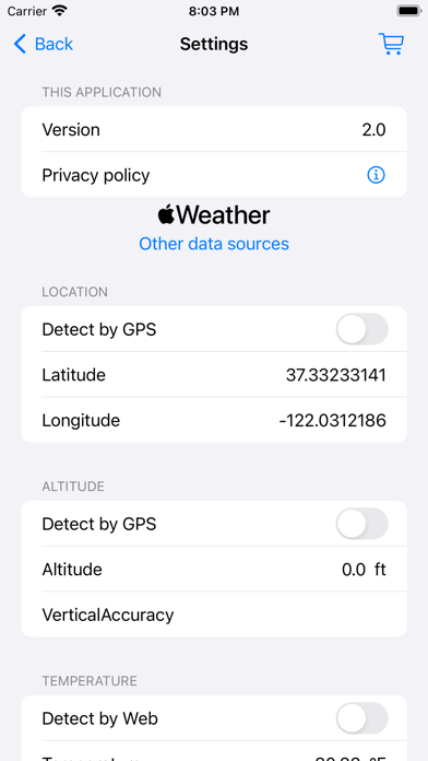 Barometer - weather logger screenshot 2