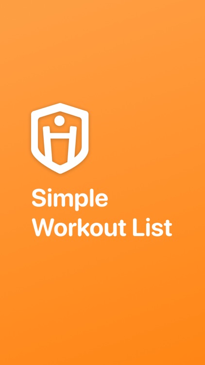 Simple Workout List