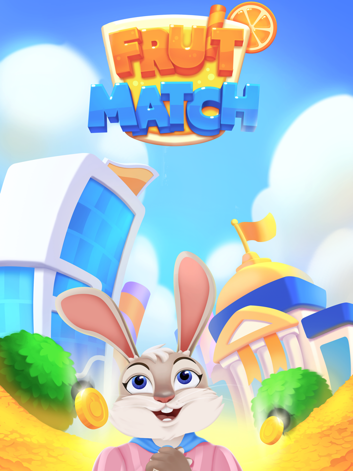 Fruit Match - Bunny Friends