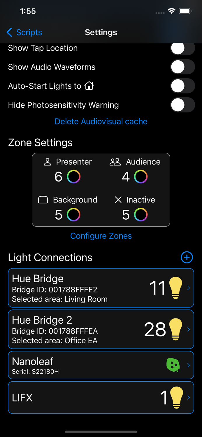 Dramatic Light Presentations