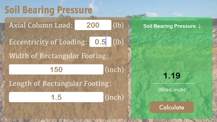 Pre Soil Bearing