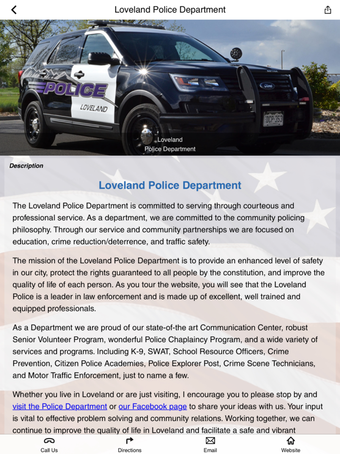 Loveland Police Department