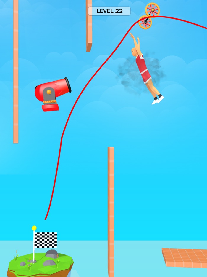 Line flights draw puzzle game