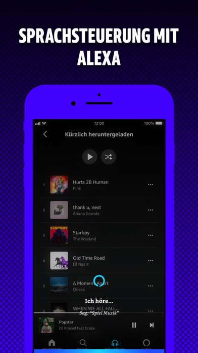 Amazon Music: Musik & Podcasts app screenshot 5 by AMZN Mobile LLC - appdatabase.net