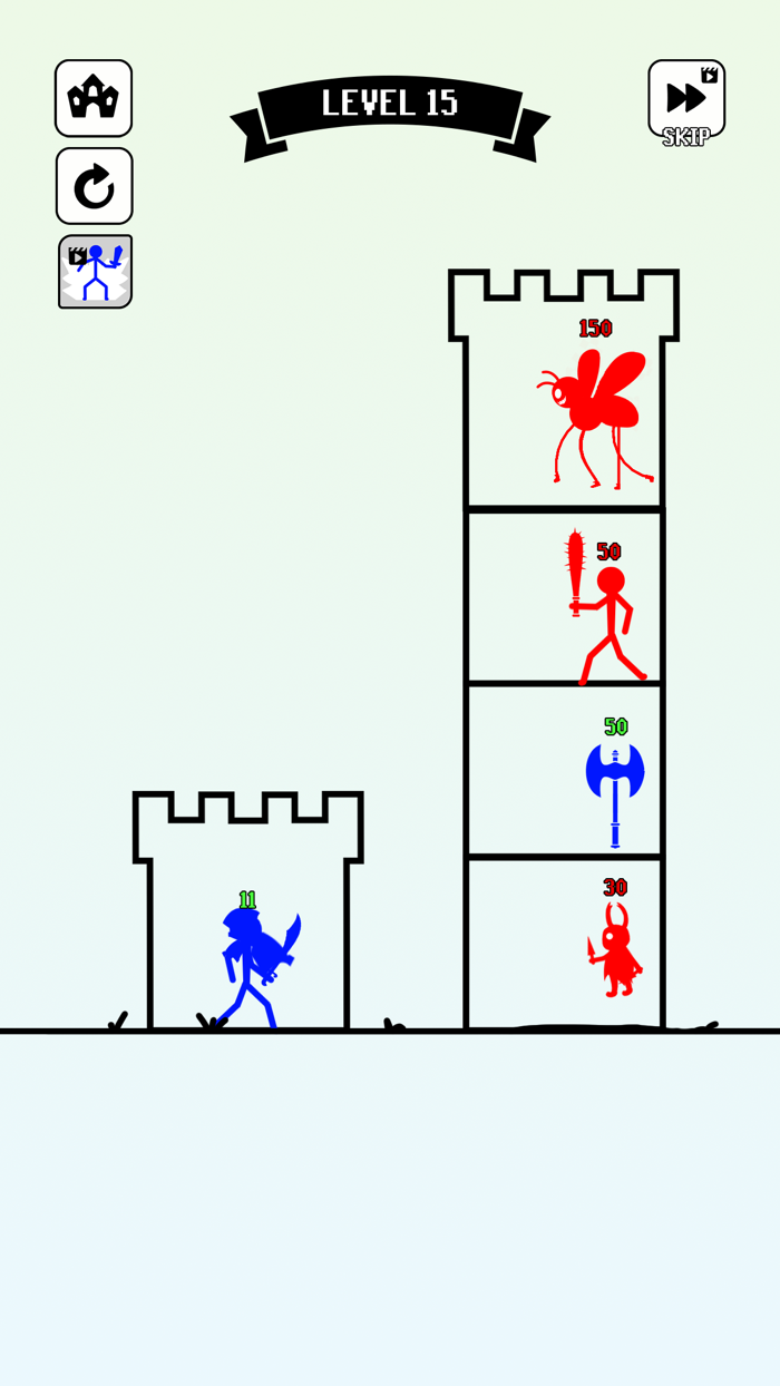 Craft Tower Stick Hero Wars