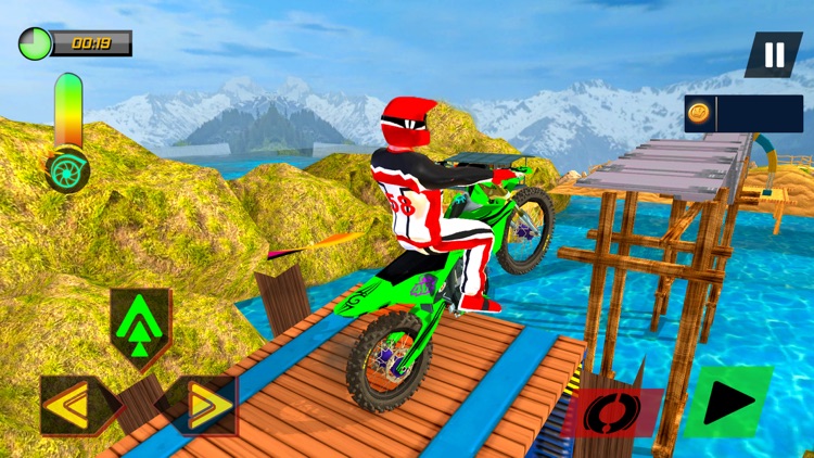 Superhero Dirt Bike Race Games screenshot-3