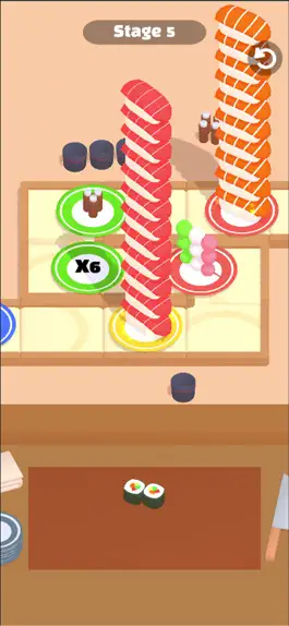 Game screenshot Stack Up Sushi apk