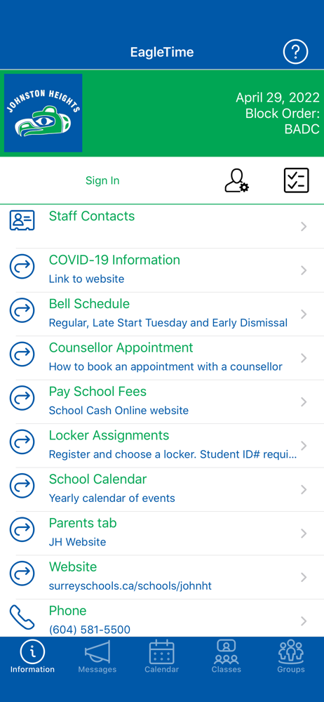 EagleTime screenshot 1