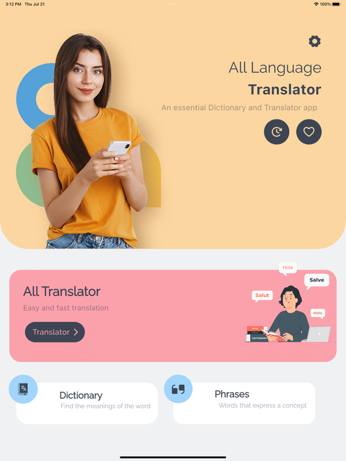 Language Translate Dictionary