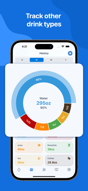 Captură de ecran WaterMinder® Water Tracker