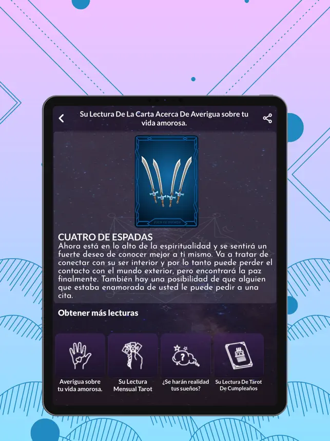 Imágen 5 Lectura de cartas del tarot iphone