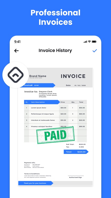 Invoice Maker - Estimate Maker