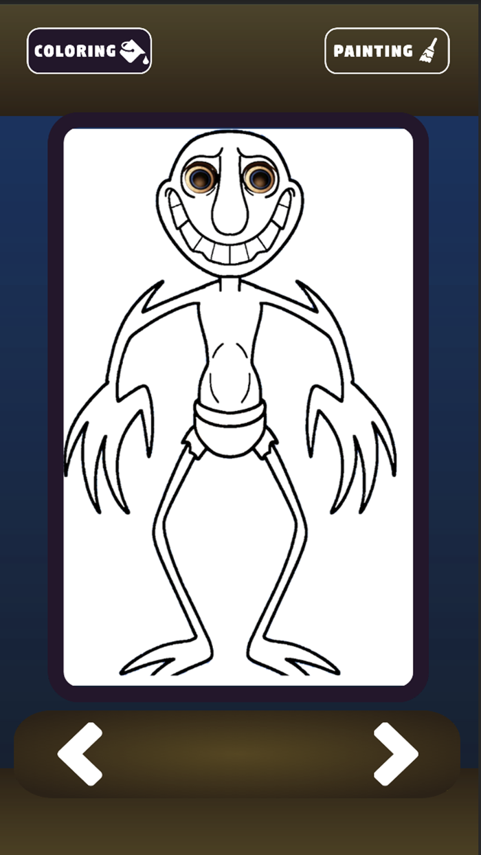 The man horror from window