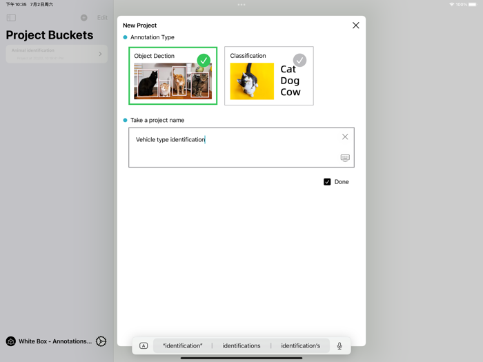 White Box - Image Annotations